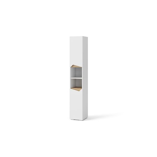 Vicco Hochschrank FüR Badezimmer Marelle, 30 X 180 Cm, Weiß Artisan, Badschrank-image