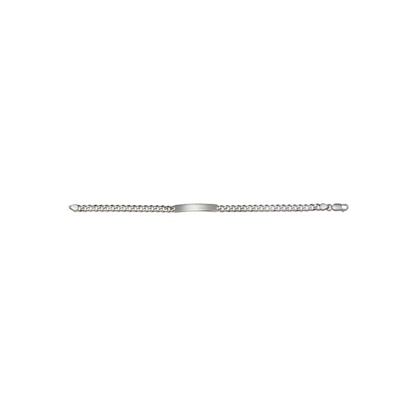 Armband Firetti "Schmuck Geschenk Silber 925 Armkette Id-Platte Panzerkette" Gr. 21, Silber (Silberfarben), ArmbäNder, Damen, 21, Silber 925 (Sterlingsilber), Armband-image