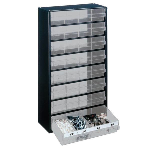 Raaco 1208-03 Drawer Cabinet (L X W X H) 306 X 150 X 552 Mm No. Of Compartments: 8 Content 1 Pc(S)-image