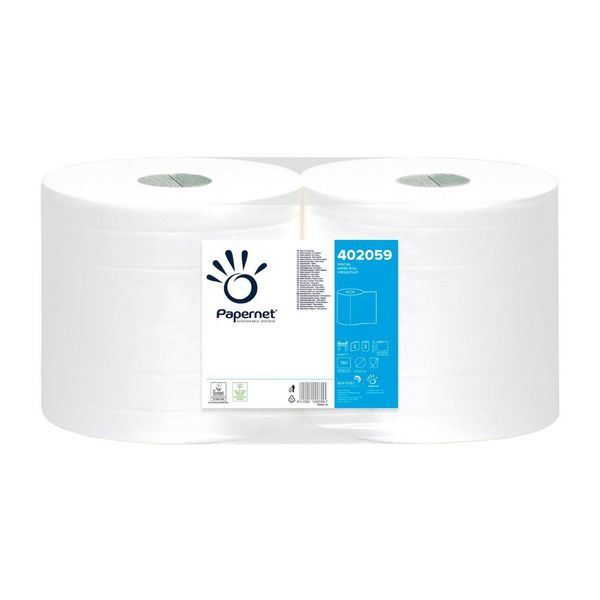 Papernet 402059 Asciugamano Di Carta 760 Fogli Di Cellulosa Bianca 231,8 M-image
