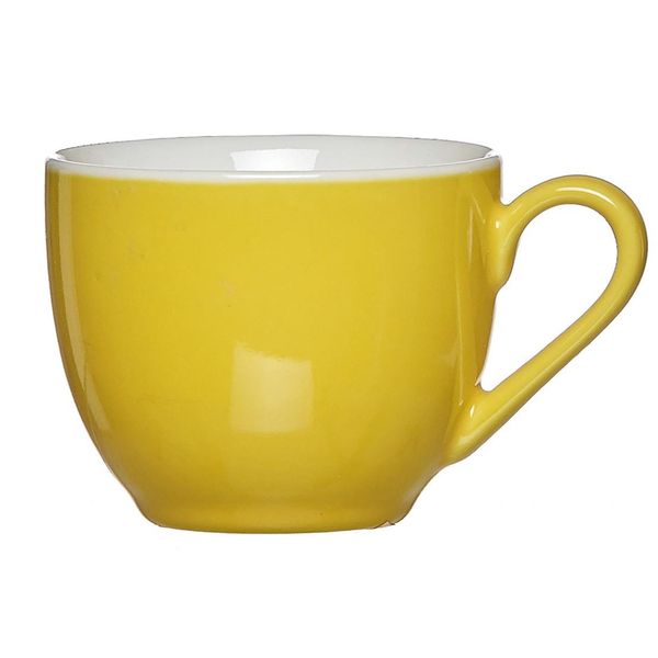 Ritzenhoff & Breker Doppio Espresso Obere, Obertasse, Ober Tasse, Geschirr, Porzellan, Sonnengelb, 6 Cm, 565119-image