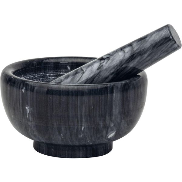 KÜChenprofi MöRser Marmor, Mit StößEl, Schwarz, HöHe: 70 Mm, ø: 110 Mm-image