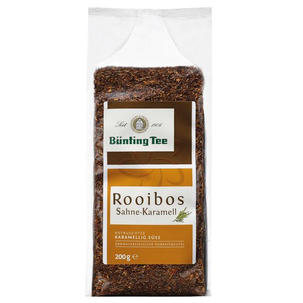 BüNting Tea Rooibos Cream Caramel Tè Rooibos Dolce Al Caramello 200G-image