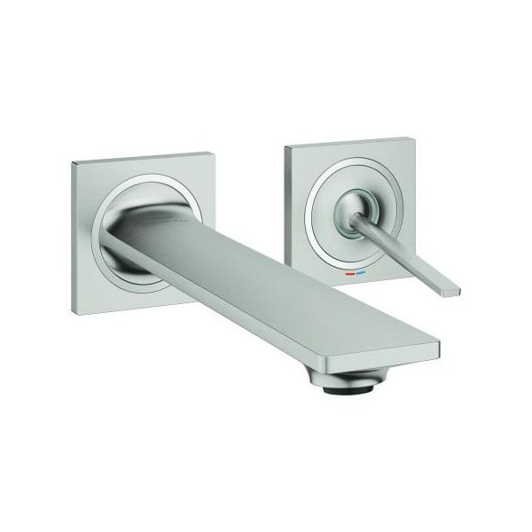 Grohe 2-Loch Waschtisch Unterputzarmatur Allure 19386_2 Fms Ausladung 212Mm Supersteel, 19386DC2 19386DC2-image