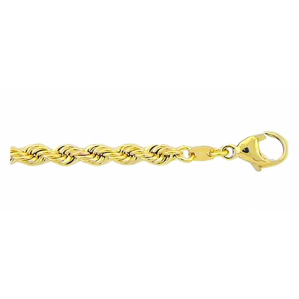 Goldarmband Adelia´S "333 Gold Kordel Armband 18,5 Cm", Gold, ArmbäNder, Damen, Gold, Goldarmband, 18,5 Cm 333 Gold Goldschmuck FüR Damen-image