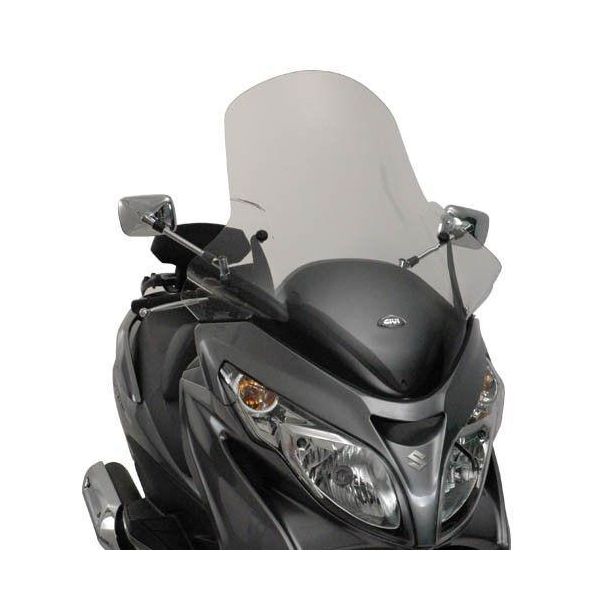 Parabrezza Givi 266DTG Trasparente - 670 Mm Di Altezza X 680 Mm Di Larghezza Per Modelli Suzuki Con Abe-image