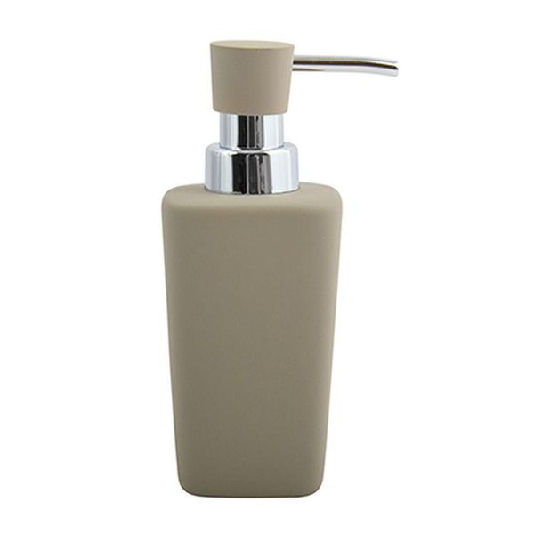 Distributore Di Sapone Msv Haiti Soft Touch In Ceramica Color Tortora-image