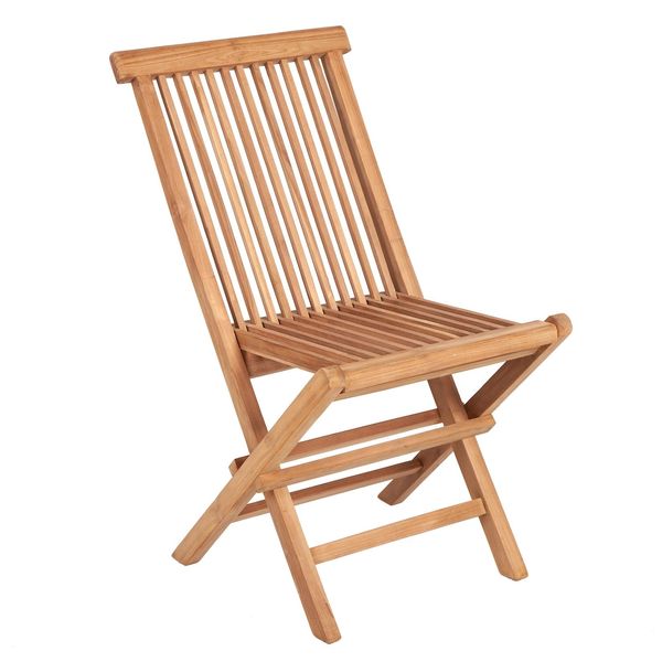 Riess-Ambiente Gartenstuhl Empire Teak - Teakholz Outdoor Klappbar Wetterfest Massiv-image