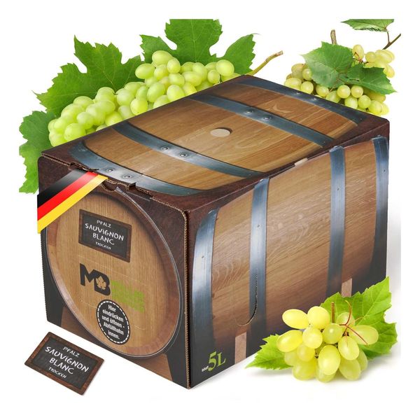 Weinhaus MüLler Bornheim Pfalz Sauvignon Blanc WeißWein Trocken 12 % Vol. 5 Liter Bag In Box-image