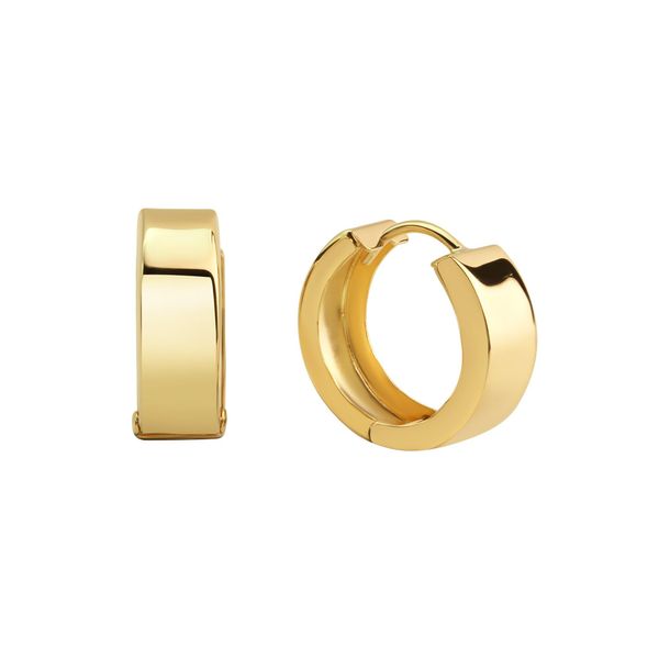 Paar Creolen "333 Gelbgold 17Mm Durchmesser", Gelb, Fascination by Ellen K., Ohrringe, Damen, One-Size, Gold-image