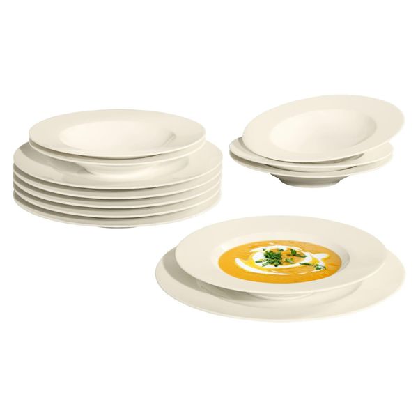 Seltmann Weiden Tafelservice Zoé Fine Diamond 12Er Set-image