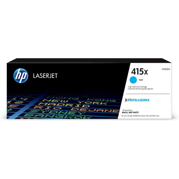 Original HP 415X (W2031X) Toner Cyan-image