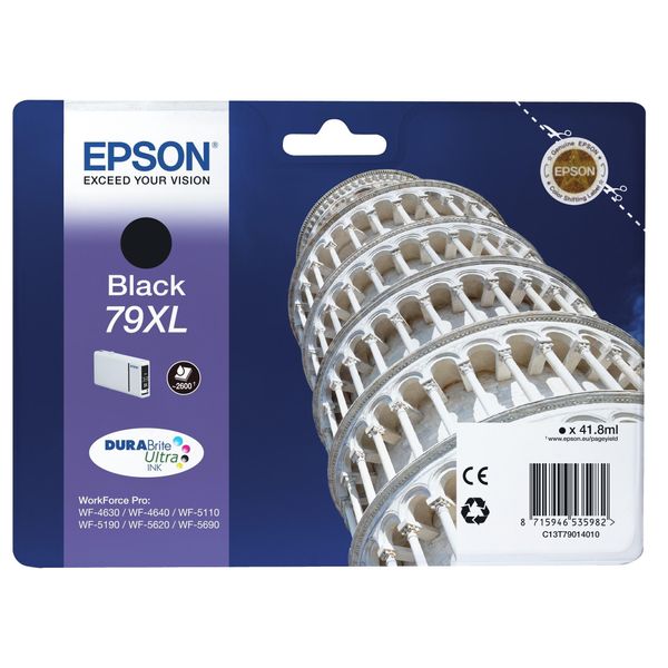 Original Epson 79XL (C13T79014010) Druckerpatrone Schwarz-image
