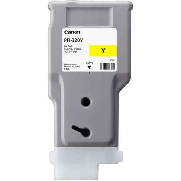 Original Canon Imageprograf TM-205 (2893C001 / PFI-320Y) Druckerpatrone Gelb-image