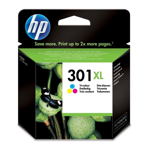 Original Hp Deskjet 1512 (CH564EE / 301XL) Druckerpatrone Color (Cyan,Magenta,Gelb)-image