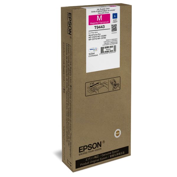 Original Epson Workforce Pro WF-C 5790 Dwf (C13T944340 / T9443) Druckerpatrone Magenta-image
