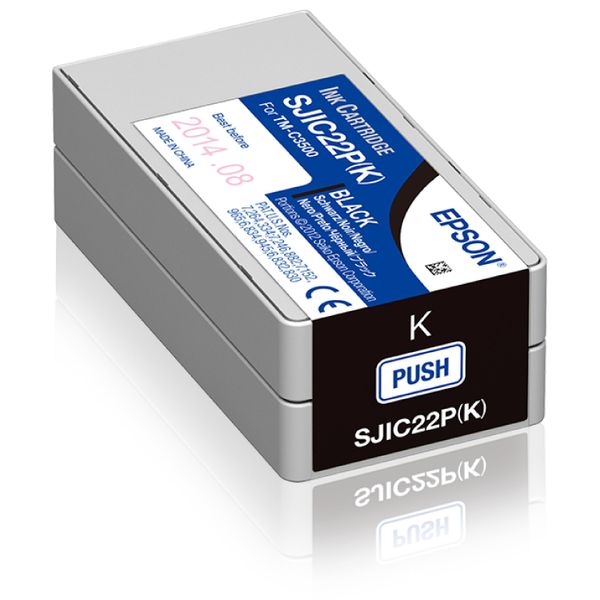 Original Epson C33S020601 / SJI-C-22-P-(K) Druckerpatrone Schwarz-image