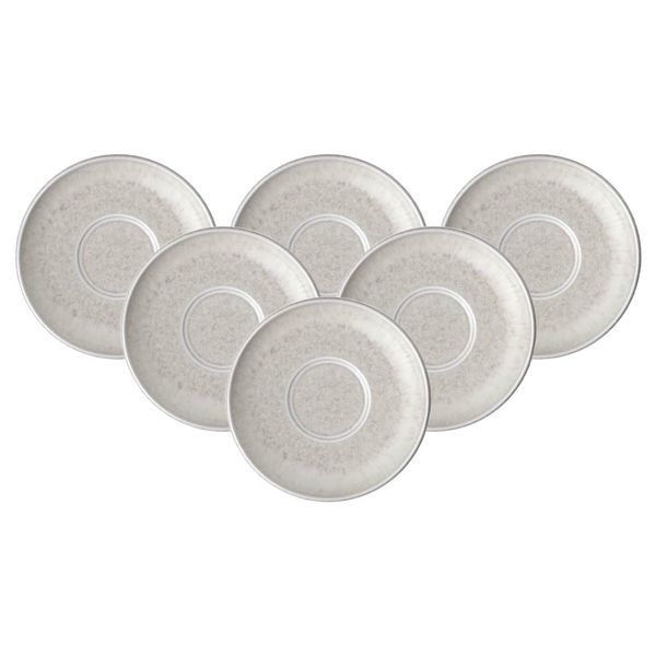Like. By Villeroy & Boch Espressountertassen Perlemor Sand ø 12 Cm 6Er Set-image