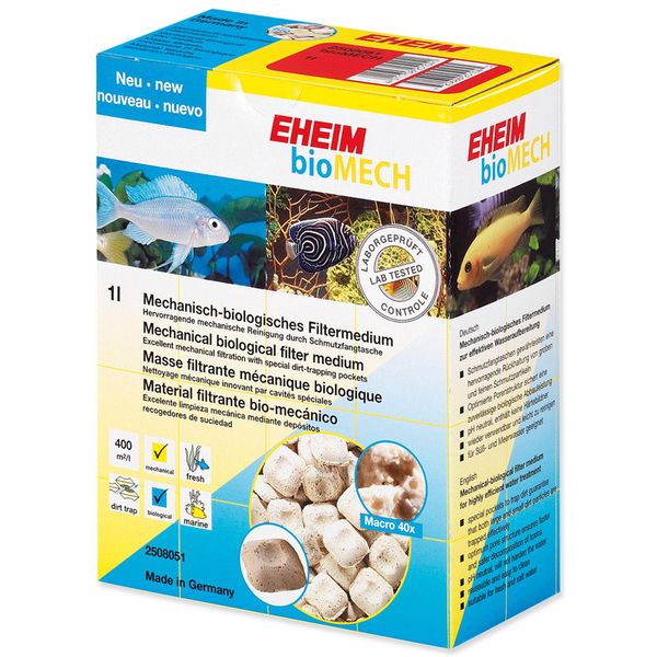 Eheim Eheim Aquarium Terreno Filtrante Meccanico-Biologico Biomech 1 L-image