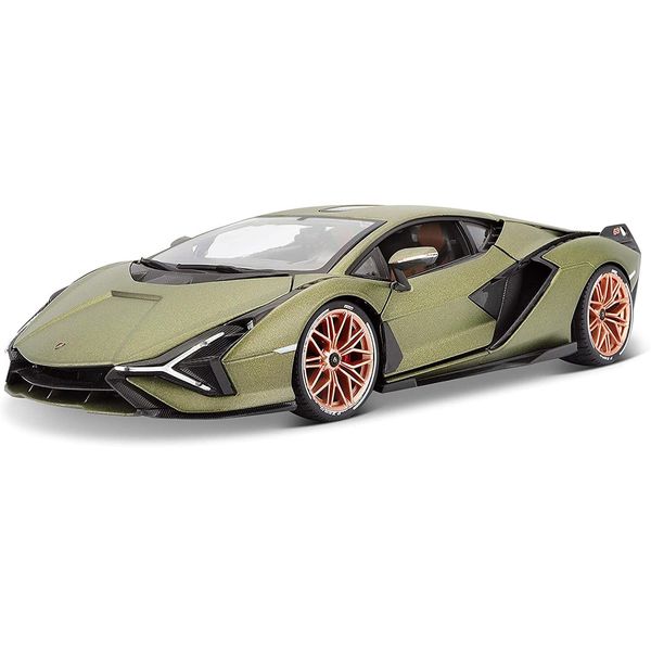 Bburago 18-11046 - Modellino Auto - Lamborghini Sian Fkp 37 (Oro Elettrico, Scala 1:18)-image