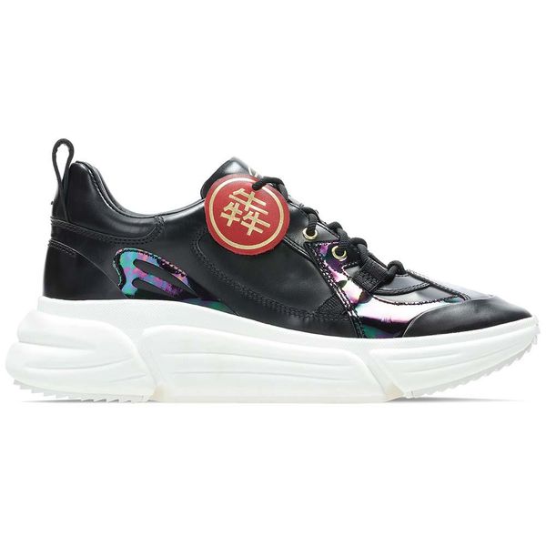 Clarks Tricomet Pizzo Pelle Donna Mezzi Stivali Nero Clarks Tricomet Pizzo Pelle Donna Mezzi Stivali Nero 39-image