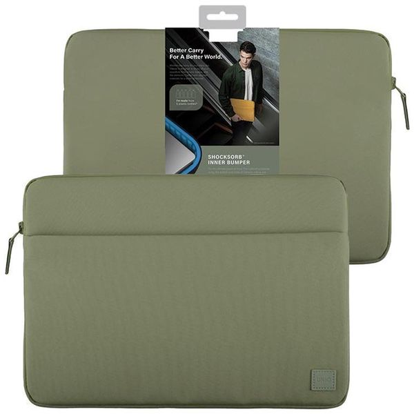 Uniq Vienna Custodia Impermeabile Per Laptop In Rpet 14" - Verde"-image