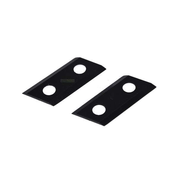 2 X Lama Reversibile Per Trituratore GüDe Gh 2400 / GH2400 Trituratore Da Giardino-image