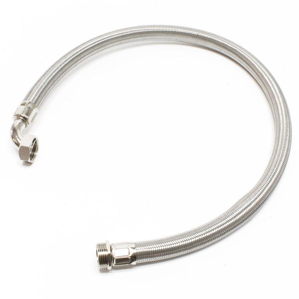Tubo Flessibile Per Acqua In Acciaio Wiltec 0,7 M DN25 32,89 Mm Per Acquedotti Domestici, Tubo Flessibile, Tubo Corazzato Per Pompe, Acquedotti Domestici E Caldaie A Pressione-image