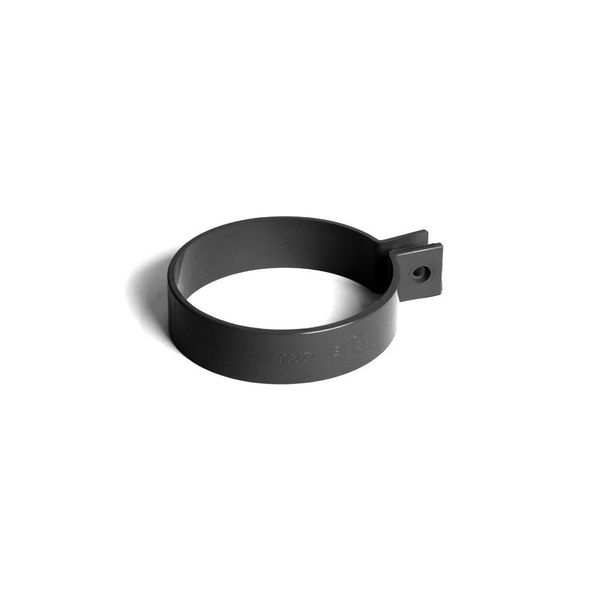 Bryza Manicotto Metallico Per Pluviale Ø 90 Mm, Nero Ral 9005-image