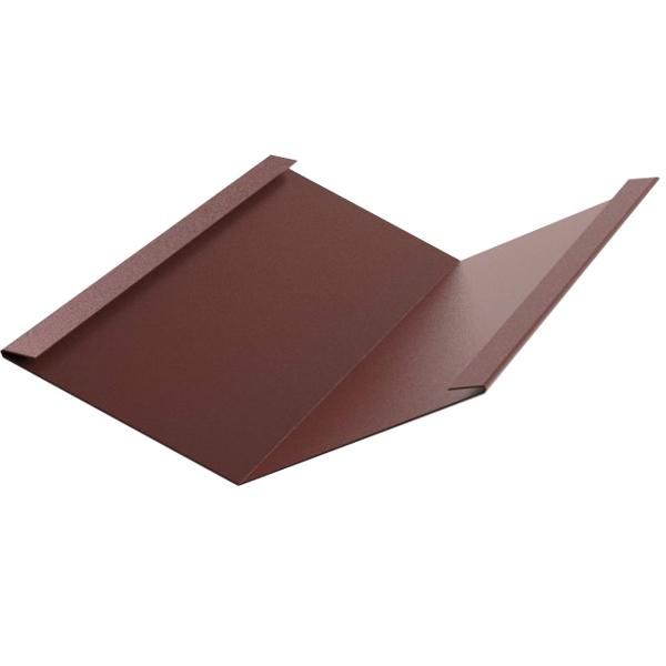 Grondaia RŠ 333, 3 M, Alluminio Ceco, Marrone Scuro Ral 8019-image
