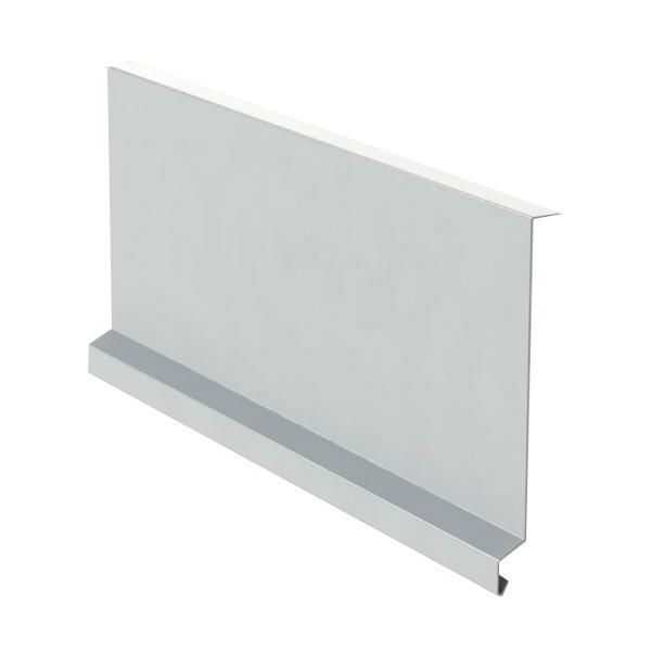Binario Di Sopravvento Sotto La Piastrella RŠ 250, 3 M, Zinco Verniciato, Bianco Ral 9010-image