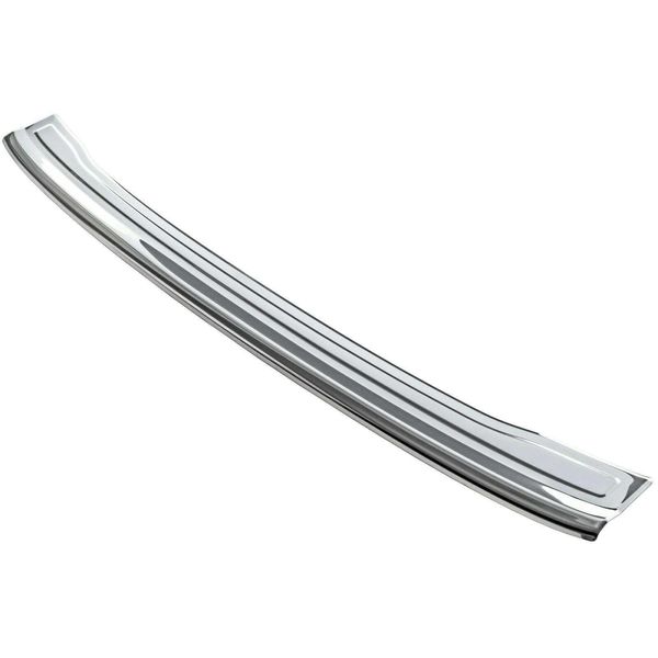 Protezione Paraurti In Acciaio Inox Lucido Per Ford Fiesta 6 | 2008-2017 | Con Smussatura-image