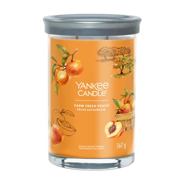 Yankee Candle - Farm Fresh Peach Signature Tumbler Candle 567.0G-image