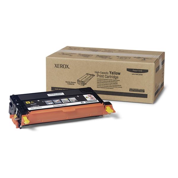 Xerox 113R00725 Xerox Toner FüR Xerox Phaser 6180, Gelb Hc-image