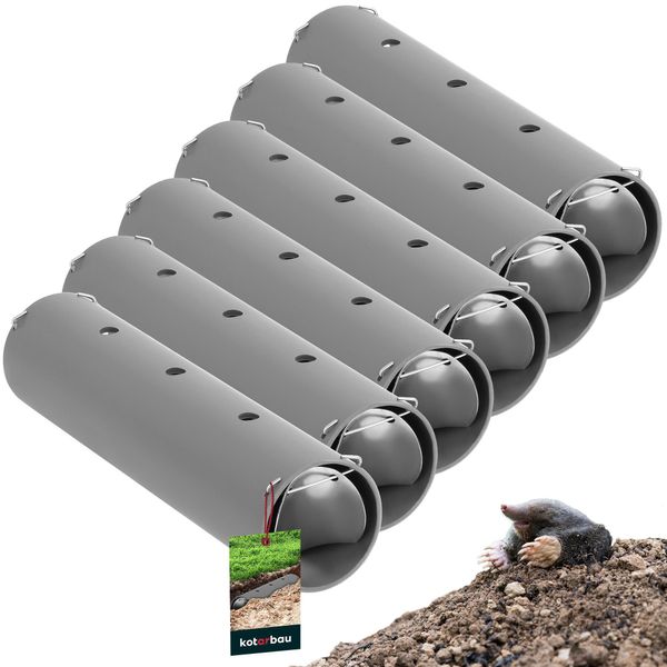 Kotarbau® Set Di 6 Trappole Per Talpe Da 20 Cm Trappola Viva Per Arvicole Che Rispetta Gli Animali-image