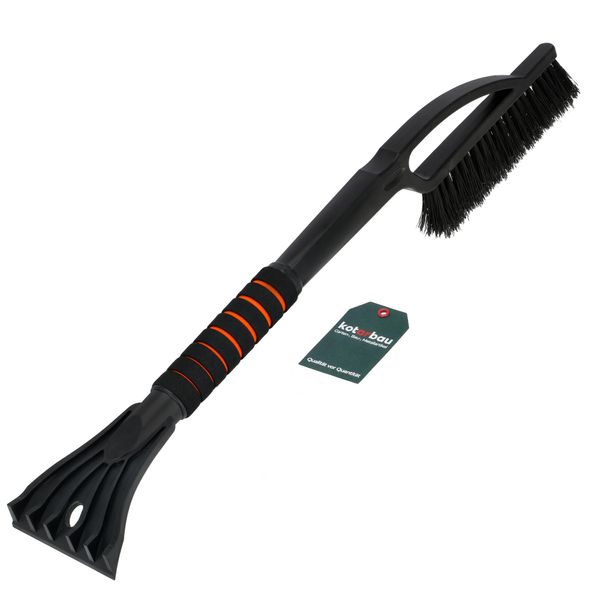 Kotarbau® Raschiaghiaccio Per Auto Con Scopa Da Neve Premium Abs 60Cm Antiscivolo Caldo Soft Grip Raschia Parabrezza Raschia Neve Auto Scopa Da Neve Raschiaghiaccio Auto Lungo Per Finestre E Finestrini Auto-image