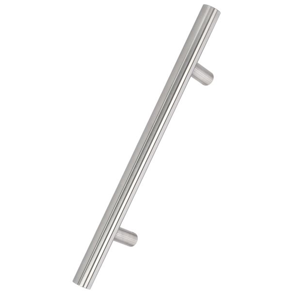 Kotarbau® Ferramenta Per Porte Esterne Maniglia Per Porta D'ingresso Monofacciale In Acciaio Inox Con Vite Lunga Inox 90 Gradi 300X500 Mm-image