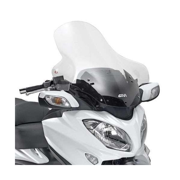 Parabrezza Givi D3104STG, Trasparente, 700X750 Mm Con Abe Per Suzuki Burgman 650/650 Executive (13>20)-image