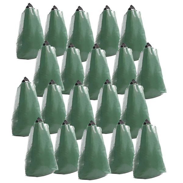 Wiltec 20X Sacchi Per Alberi 75L, Sacchi D'acqua Per Alberi Di 35-40 Mm Di Spessore, Sacchi D'acqua In Pvc Per Alberi Per L'irrigazione A Lungo Termine In Condizioni Di Siccità-image