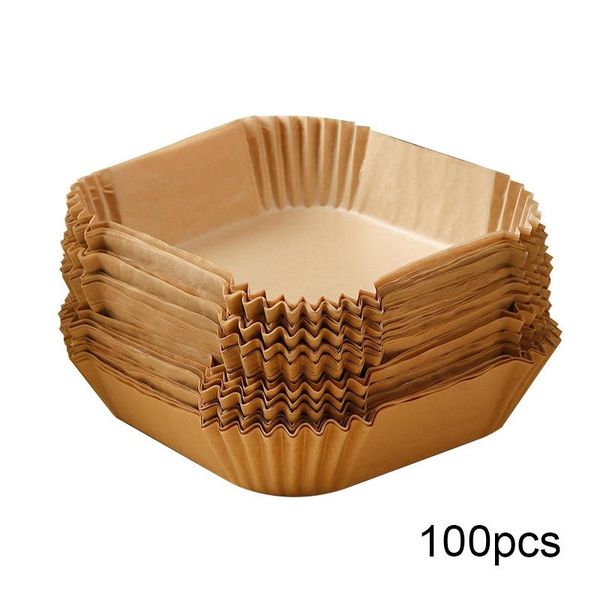 Inf Carta Usa E Getta Air Fryer Per Friggitrice 16 Cm 100 Pz Naturale-image