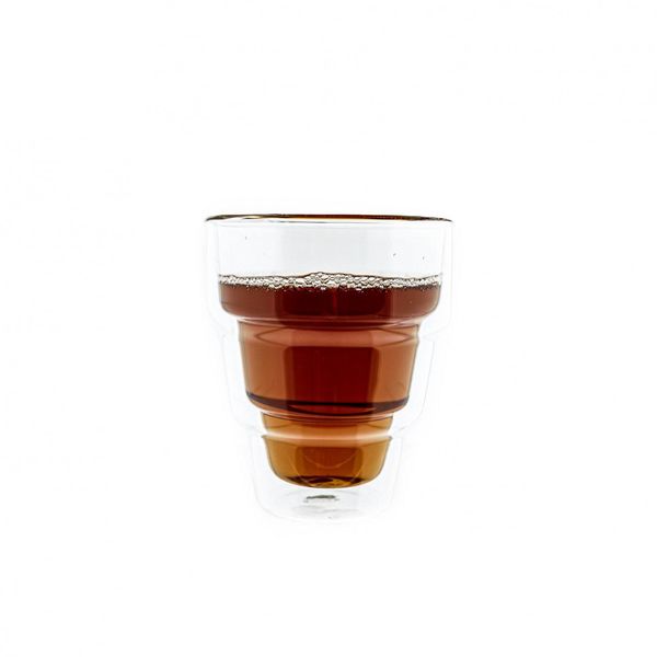 Mulex 2 Pz. Set Di Bicchieri Resistenti Al Calore Per Bevande Calde E Fredde Da 350 Ml In Vetro Borosilicato-image