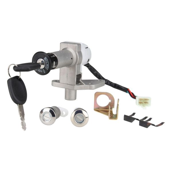 Set Di Serrature Completo A 4 Poli Per Scooter Cinese A 4 Tempi 125/150Cc GY6-image