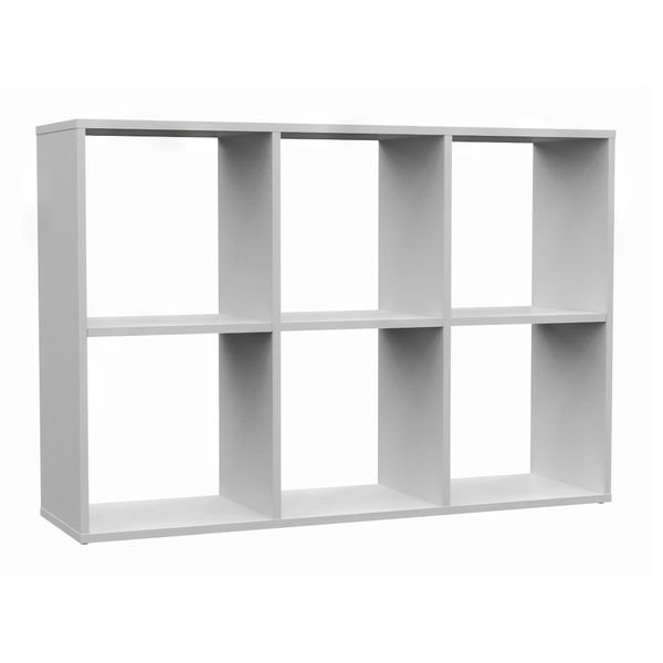 Scansia Con Scaffali Rainis 2 - Bianco-image