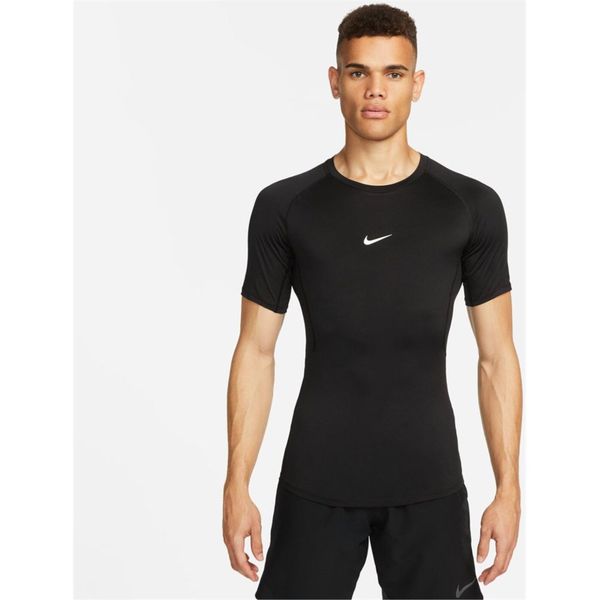 Nike M Np Df Tight Top Ss Nero S-image