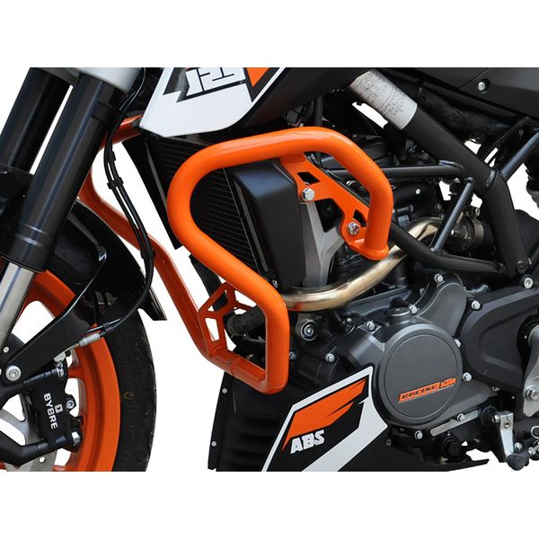 Barra Antiurto Zieger Compatibile Con Ktm 390 Duke Bj 2013-16 Arancione-image