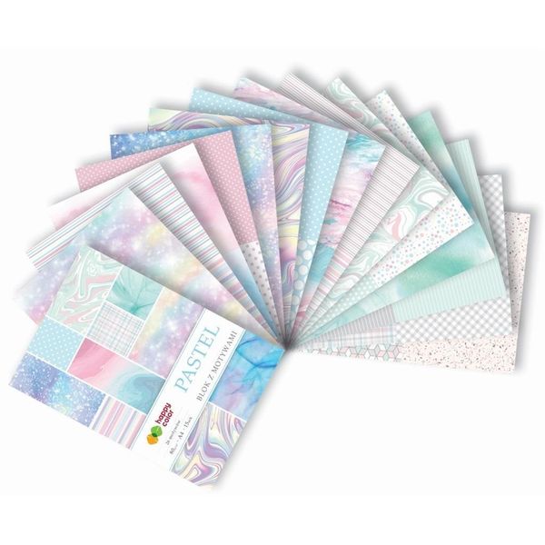 Blok Z Motywami A4 80G 15 Ark. Happy Color Pastel-image