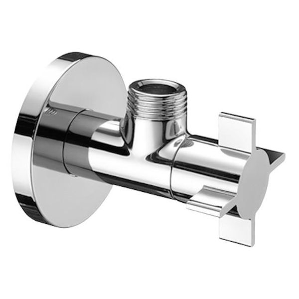 Schell Design-Eckventil 4WING Regulierbar, Ohne Verschr., 1/2", Chrom, 053990699 053990699-image