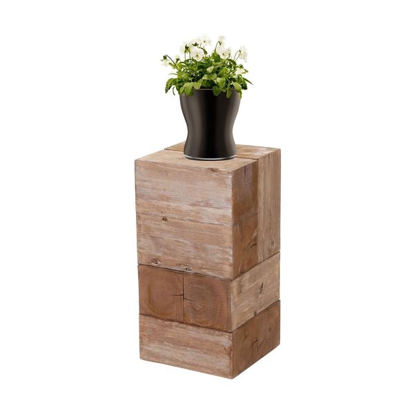 Blumentisch MCW-A15, BlumensäUle BlumenstäNder, Tanne Holz Rustikal Massiv Mvg-Zertifiziert ~ 60Cm-image
