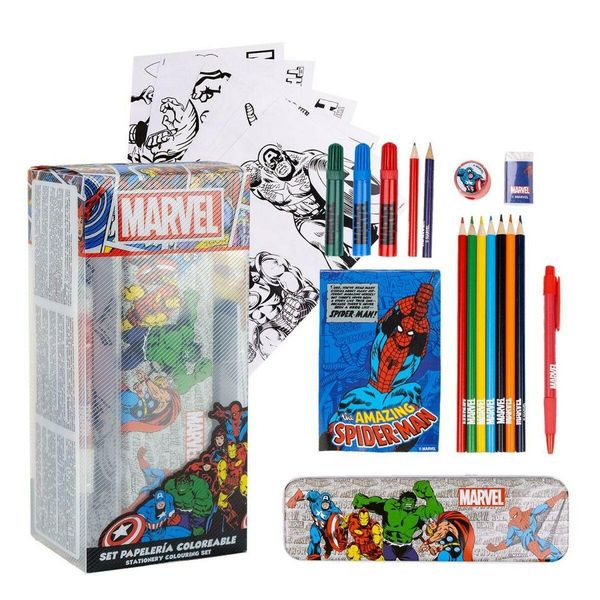 Set Da Colorare Marvel Per Bambini Divertimento E Crafting In Un Formato Pratico-image