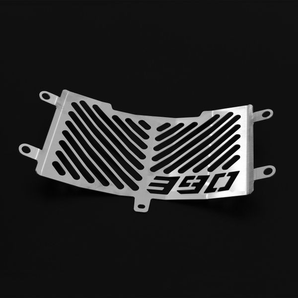 Coperchio Radiatore Zieger Compatibile Con Ktm 390 Duke Clean Argento-image